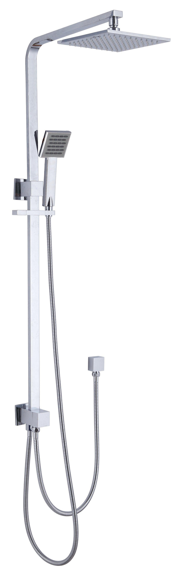 GROOVE Twin Shower Set 2 in 1 - Chrome - VERVE BATHROOM DESIGN