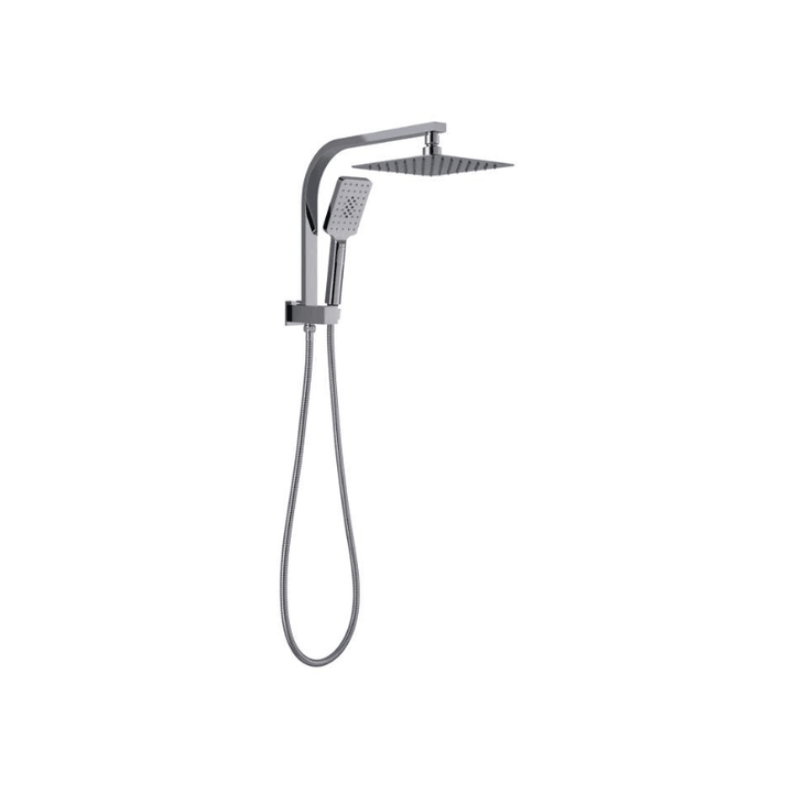 GRANDE Twin Shower Set 2 in 1 - Chrome - VERVE BATHROOM DESIGN