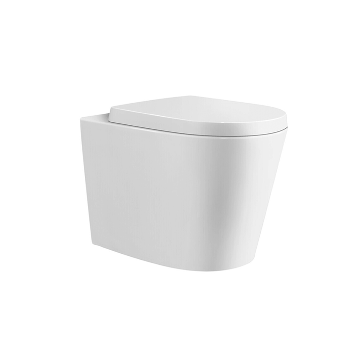 RHINO Rimless Floor Mounted Toilet - White - VERVE BATHROOM DESIGN