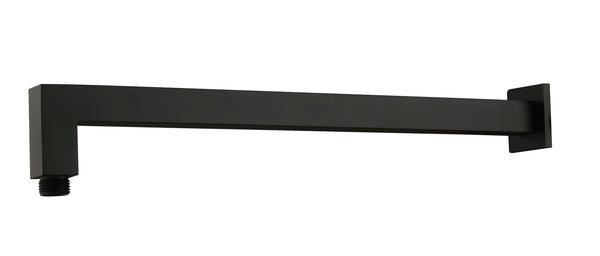 MILLIE Wall Shower Arm - Matte Black - VERVE BATHROOM DESIGN