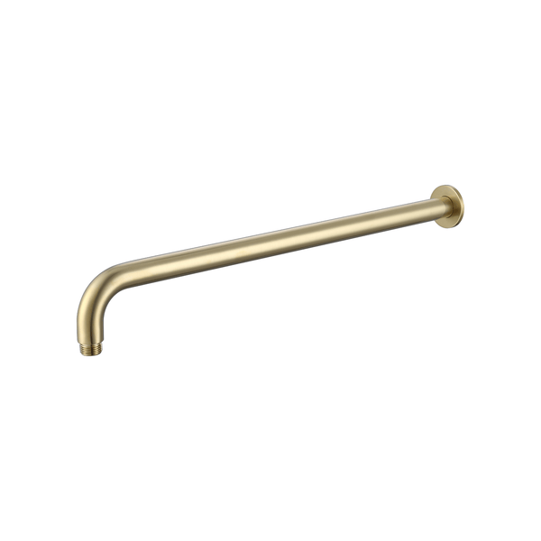 Wall Shower Arm - Brushed Gold - VERVE BATHROOM DESIGN