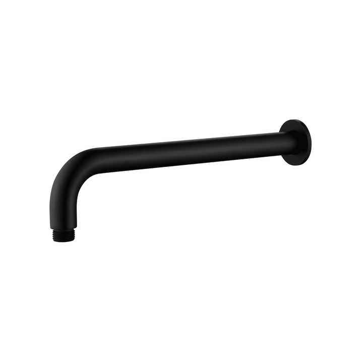Wall Shower Arm - Matte Black - VERVE BATHROOM DESIGN