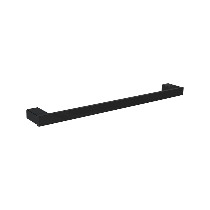 Rhino Single Towel Rail - Black - VERVE BATHROOM DESIGN