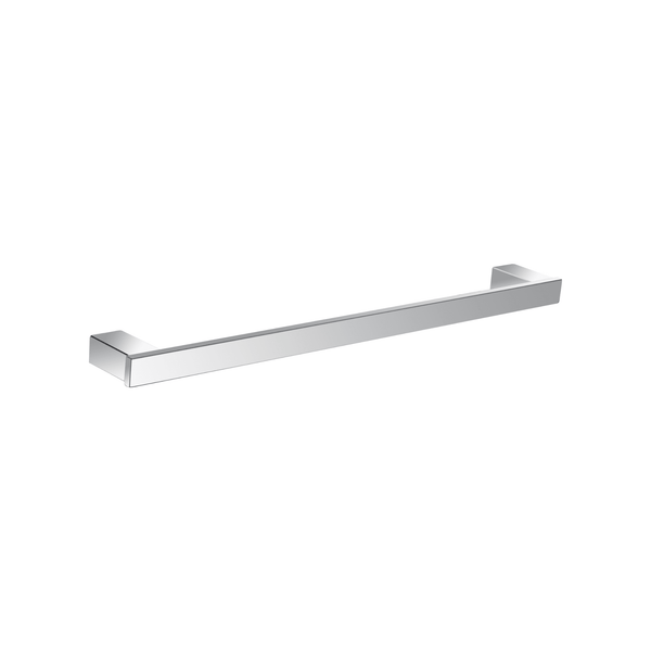 Rhino Single Towel Rail - Chrome - VERVE BATHROOM DESIGN