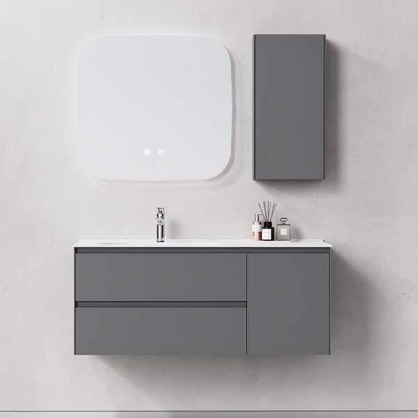 JADE Wall Hung Single Vanity Matte Grey 1200mm