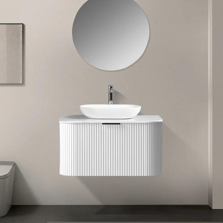 ZEHRA Single & Double Wall Hung Vanity White - VERVE BATHROOM DESIGN