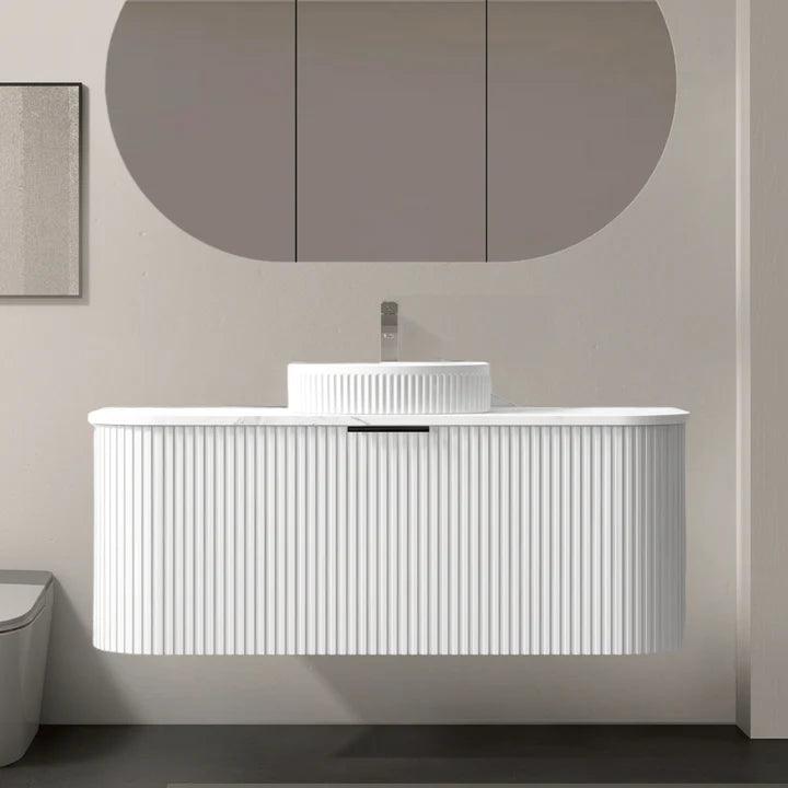 ZEHRA Single & Double Wall Hung Vanity White - VERVE BATHROOM DESIGN