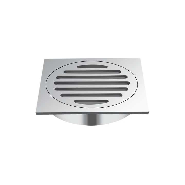 RHINO Floor Drain - Chrome - VERVE BATHROOM DESIGN