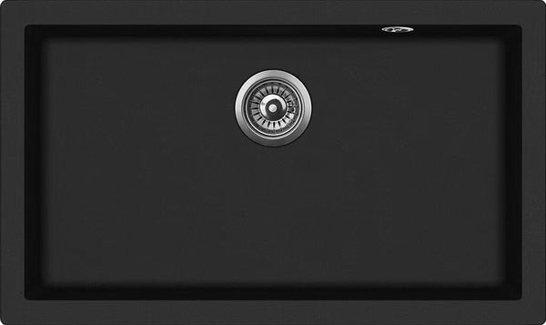 ARI 711*406mm Single Bowl Sink - Black Granite - VERVE BATHROOM DESIGN