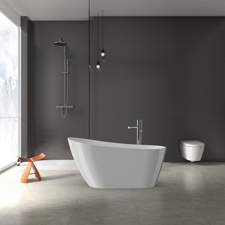 TREVOR Acrylic Freestanding Bath 1500&1700mm - VERVE BATHROOM DESIGN