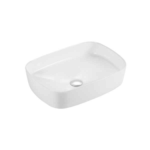 R60 Soft Bench Basin - Shinning White - VERVE BATHROOM DESIGN