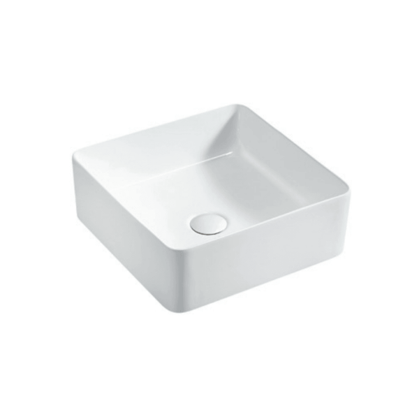 SLIM 1 BENCH BASIN MATTE WHITE - VERVE BATHROOM DESIGN