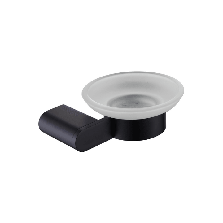 BRAVO Soap Dish - Matte Black - VERVE BATHROOM DESIGN