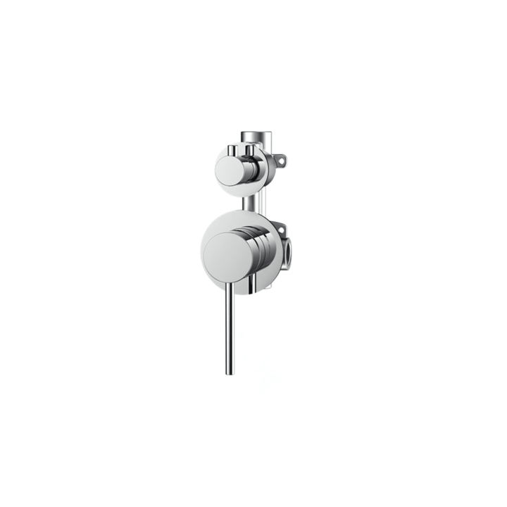 SEBASTIAN Round Shower Diverter - Chrome - VERVE BATHROOM DESIGN