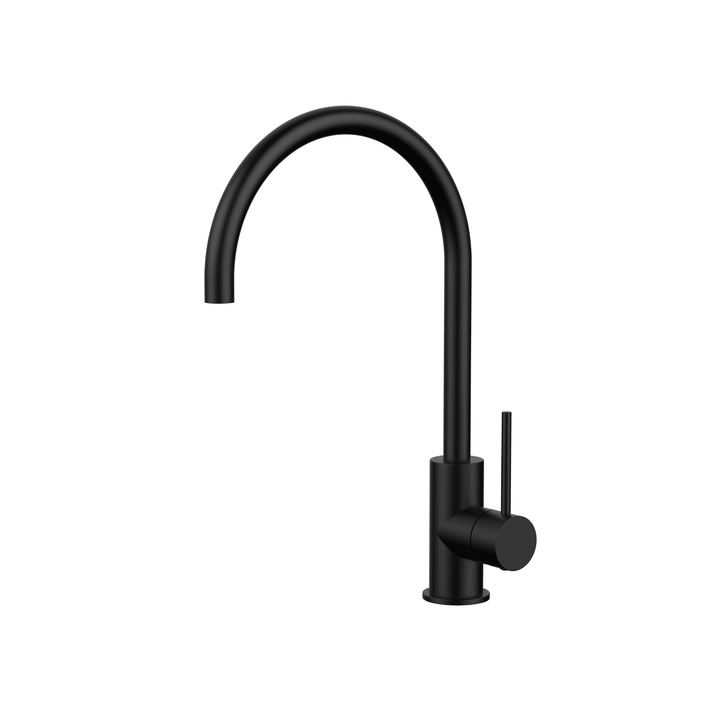 GROOVE Mixer - Matte Black - VERVE BATHROOM DESIGN