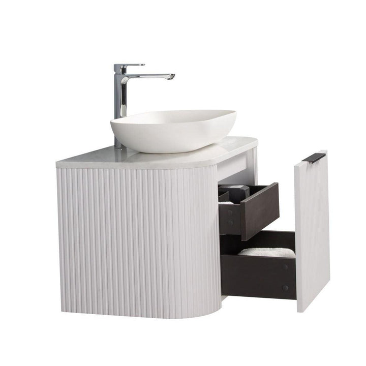 ZEHRA Single & Double Wall Hung Vanity White - VERVE BATHROOM DESIGN