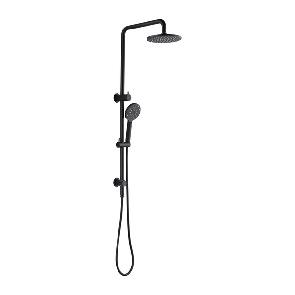 RHINO Twin Shower Set 2 in 1 Rain Shower - Matte Black - VERVE BATHROOM DESIGN