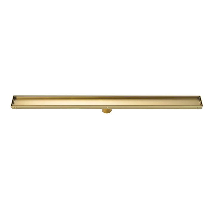 SEBASTIAN Shower Grate - Brushed Gold - VERVE BATHROOM DESIGN