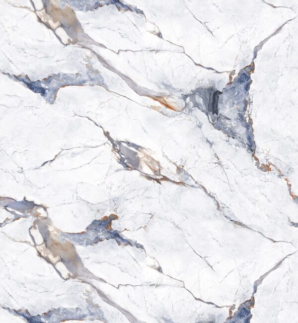 Diamond Wall Panel HS 39259000.00 - Flat Surface Golden Blue