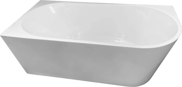 TERRENCE Acrylic Freestanding Corner Bath 1500mm Left Hand Corner