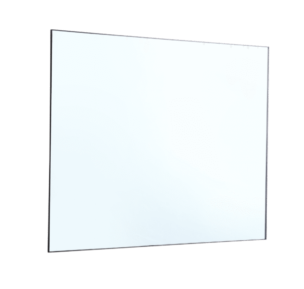 YAZ Framed Mirror 900x30x700 Matte Black