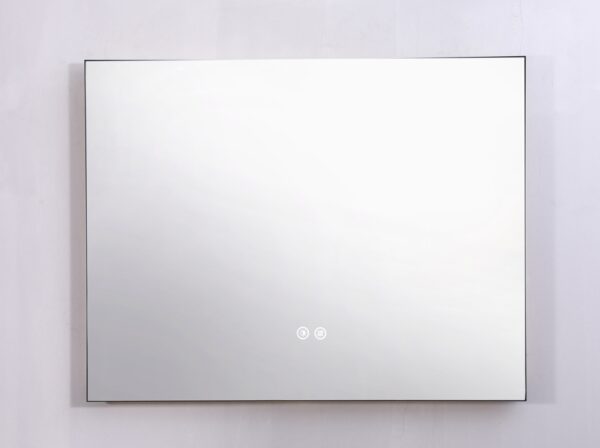 YAZ Framed Mirror 900x30x700 Brushed Gold