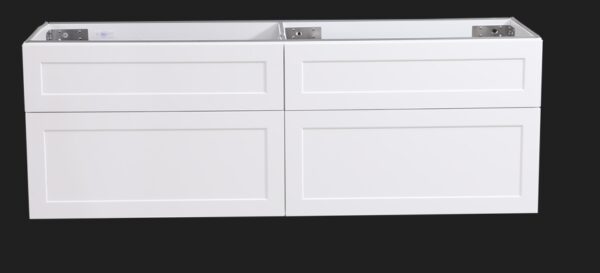 Maris 1500 Double Basin Vanity PU007 White