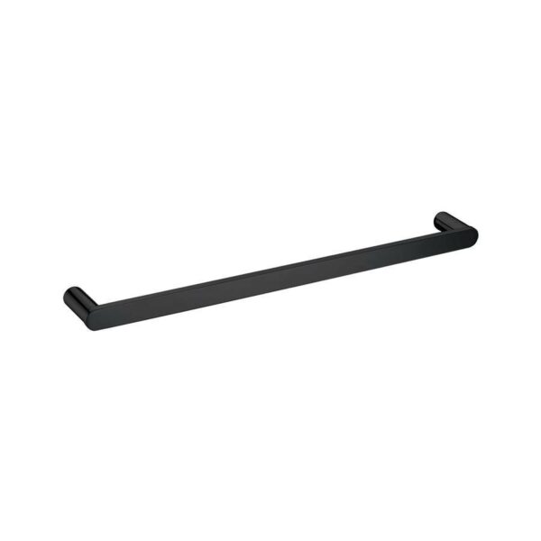 Saturn – Black Single Towel Rail 600mm