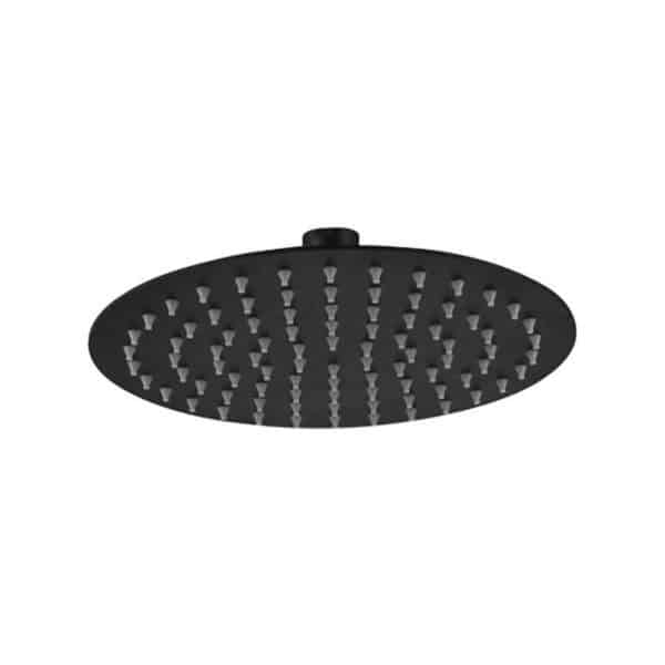 Ruby – Black Stainless Steel Shower Head 200mm