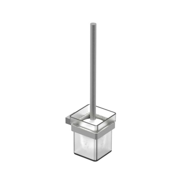 Fiona – Brushed Nickel Toilet Brush & Holder