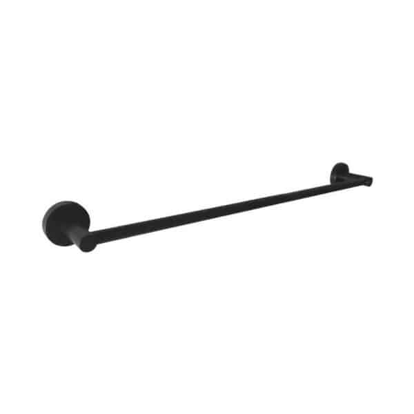 Sofia – Black Single Towel Rail 600mm