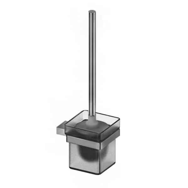Fiona – Gun Metal Toilet Brush & Holder