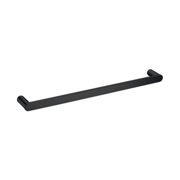 Saturn – Black Single Towel Rail 800mm