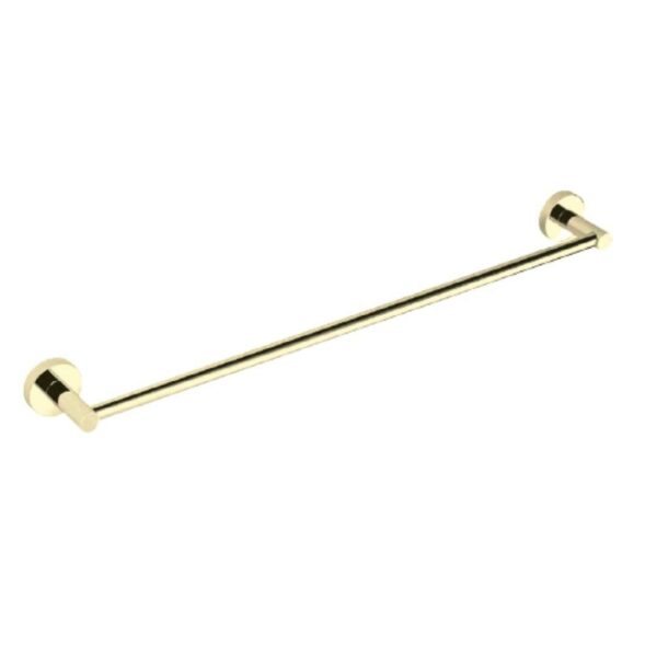 Sofia – Brushed Gold Single Towel Rail 600mm