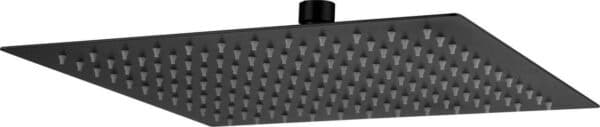 Silas – Black Stainless Steel Shower Head 250mm