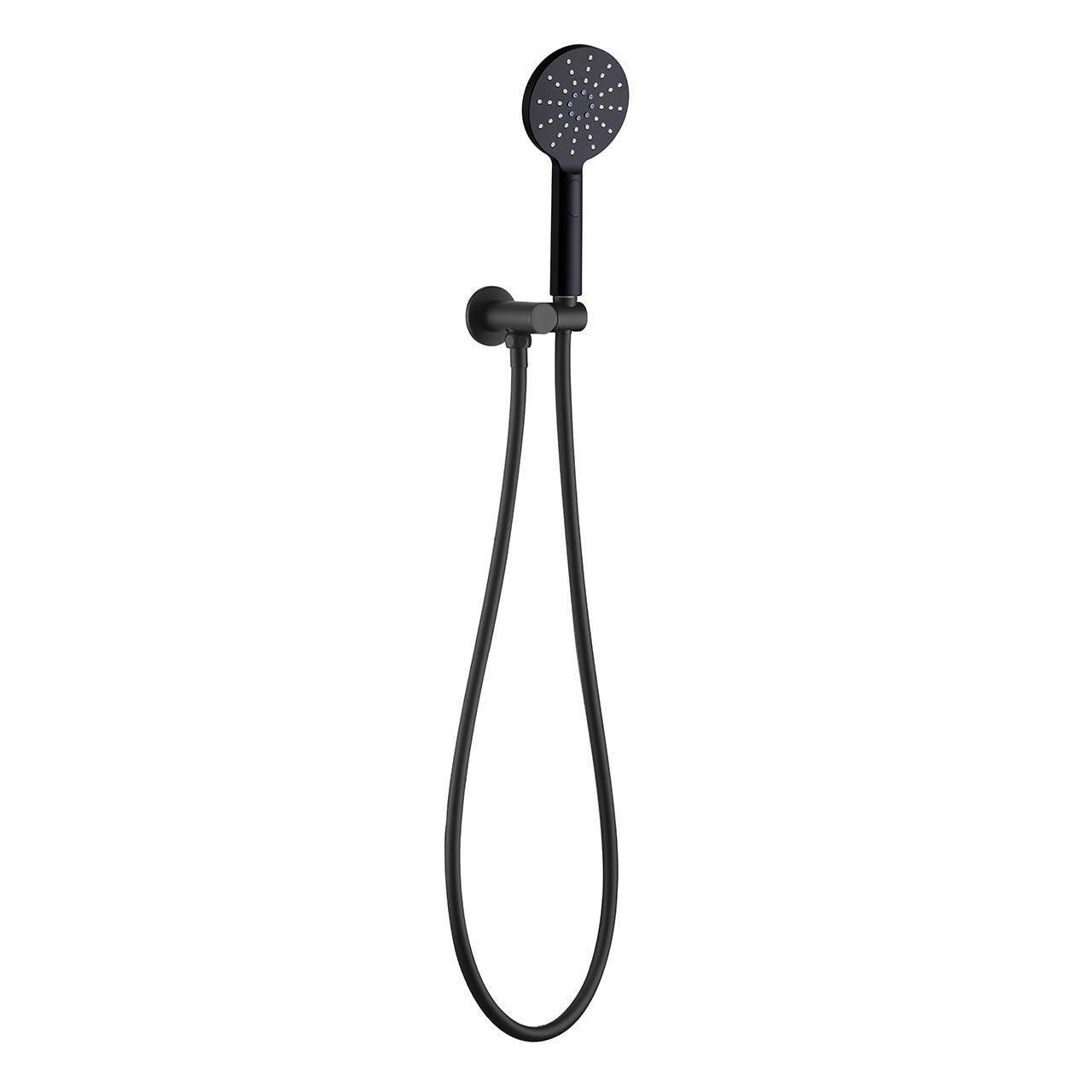 Jade – Black Hand Shower Holder Set