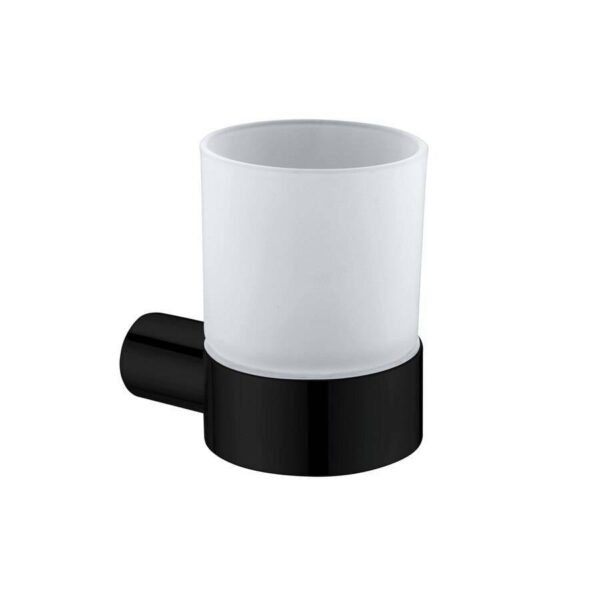 Saturn – Black Toothbrush Holder