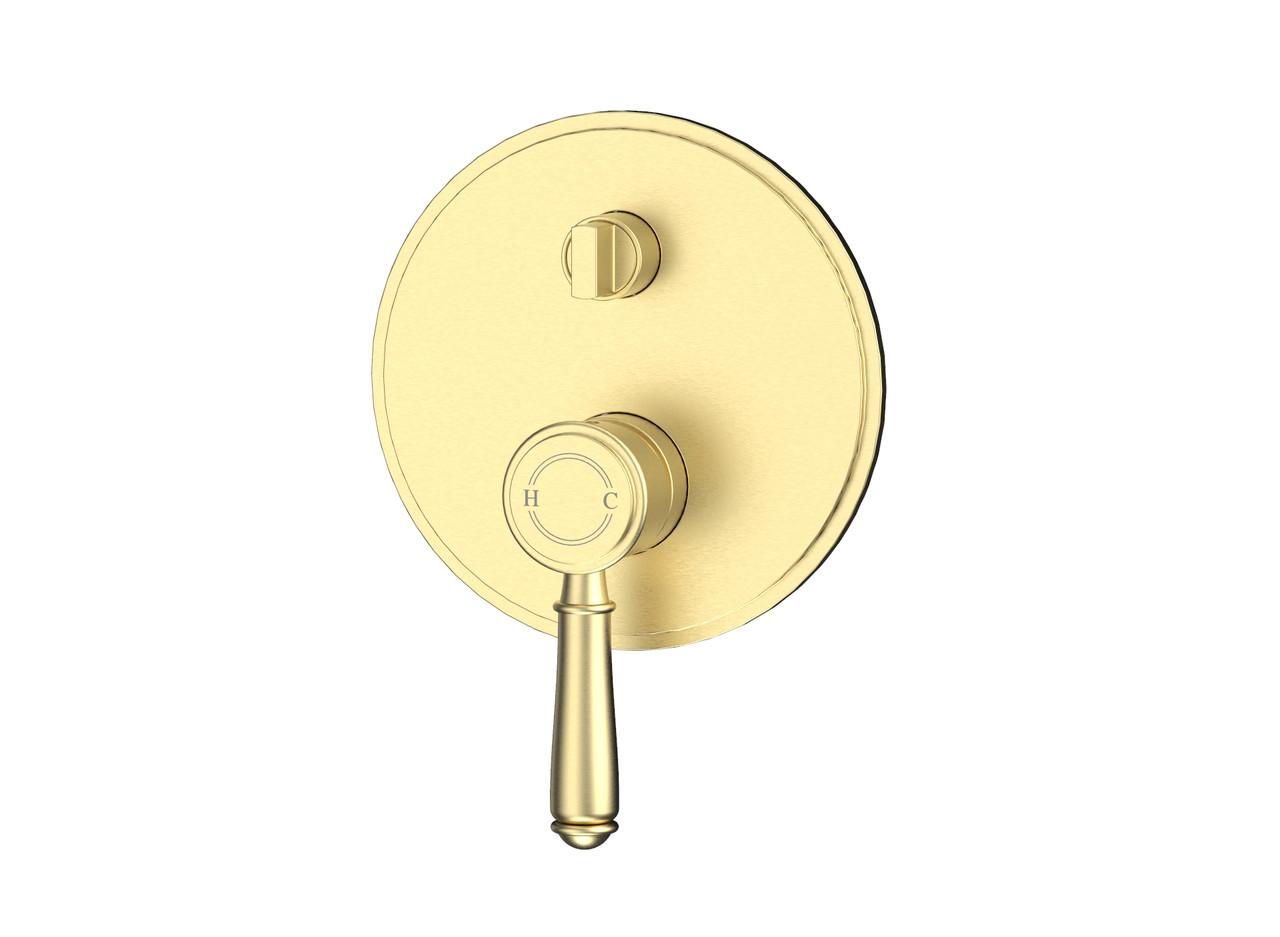 Balmoral – Brushed Gold Bath/Shower Mixer With Diverter