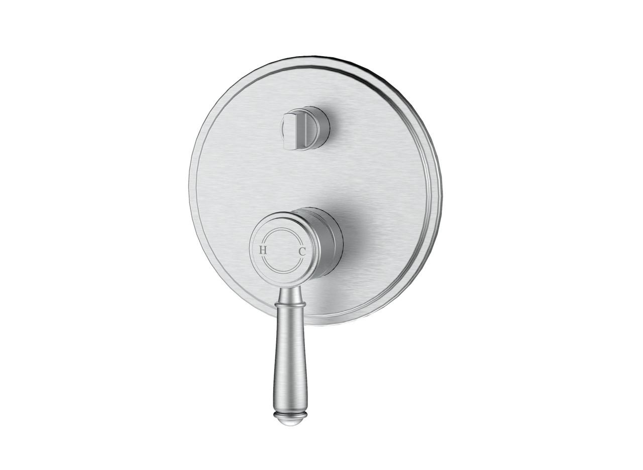 Balmoral – Brushed Nickel Bath/Shower Mixer With Diverter