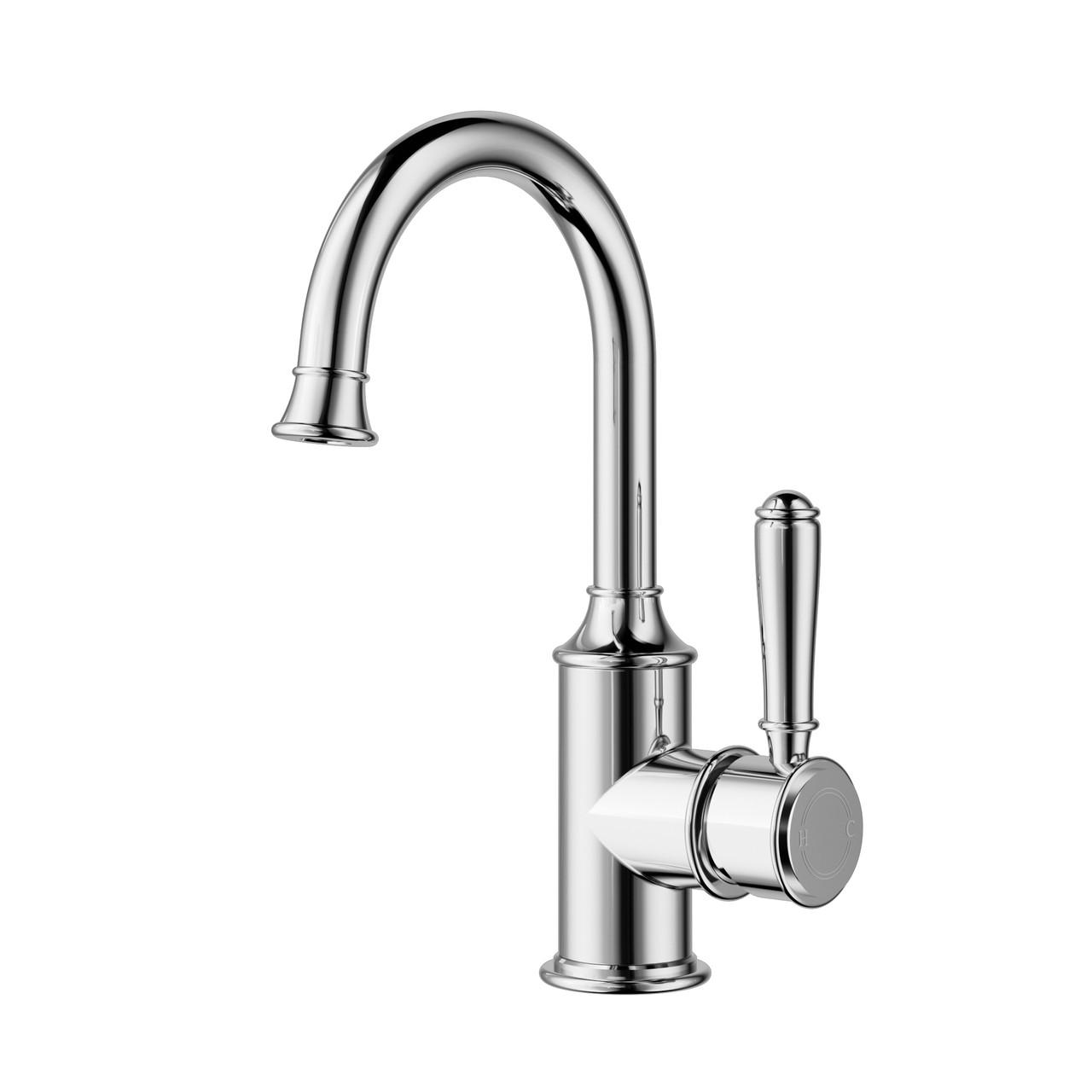 Balmoral – Chrome Gooseneck Basin Mixer