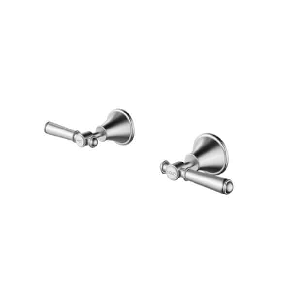 Balmoral – Wall Taps Brushed Nickel