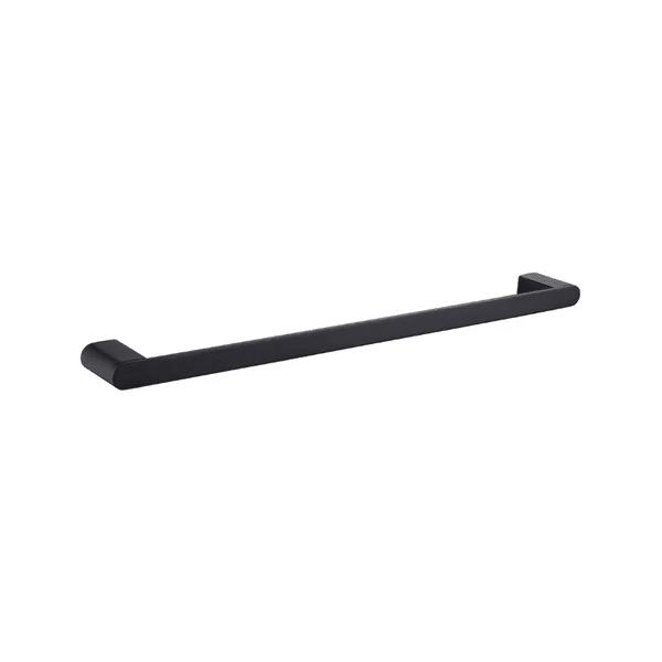 Bravo – Matte Black Single Towel Rail 600mm