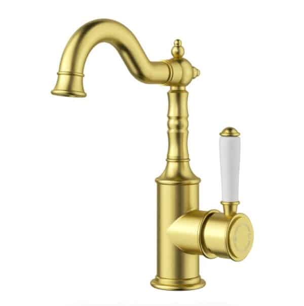 Charlotte – Brushed Gold Basin Mixer
