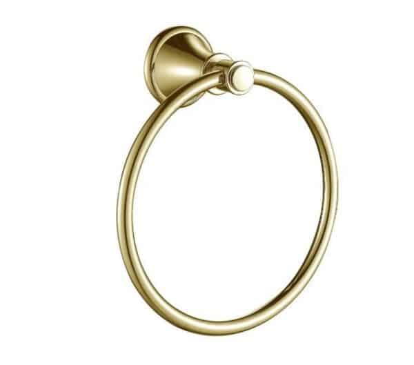 Charlotte – Brushed Gold Towel Ring