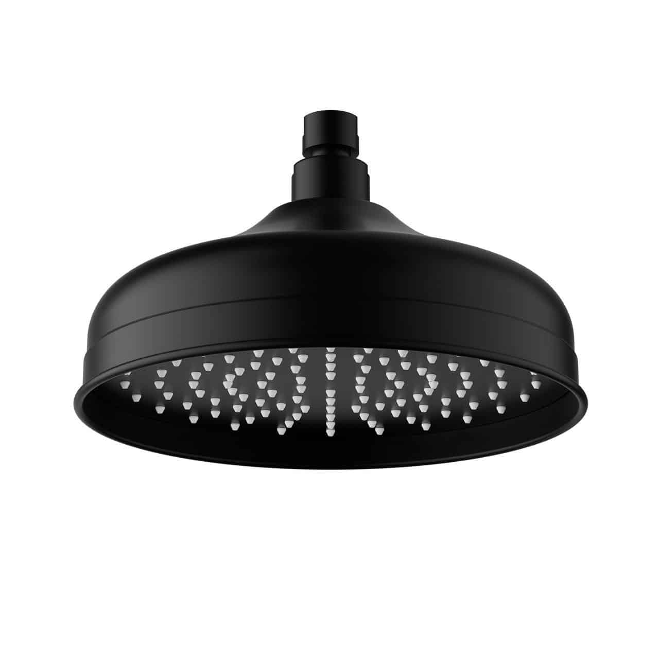 Charlotte – Matte Black Shower Rose