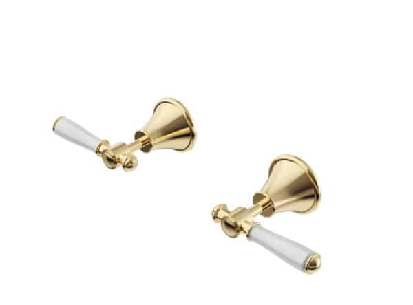 Charlotte – Wall Taps Brushed Gold