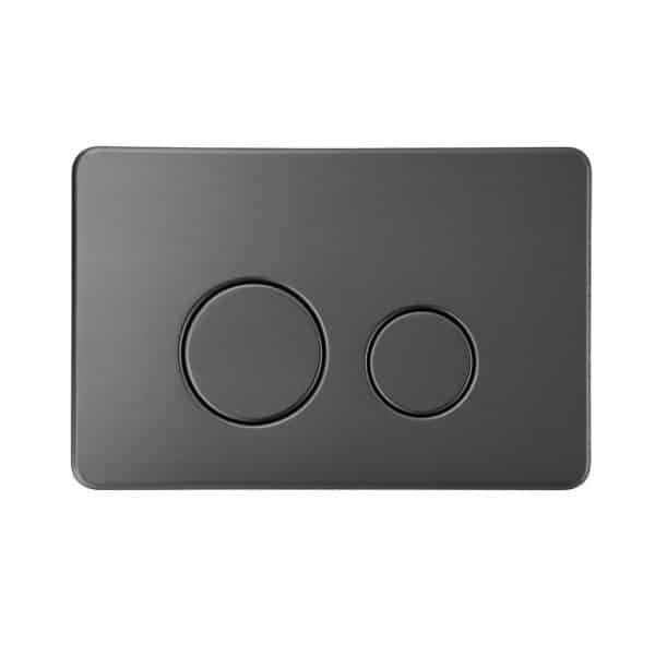 In-Wall Cistern Flush Button – Gun Metal