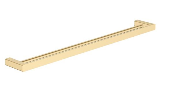 Fiona – Brushed Gold Double Towel Rail 800mm