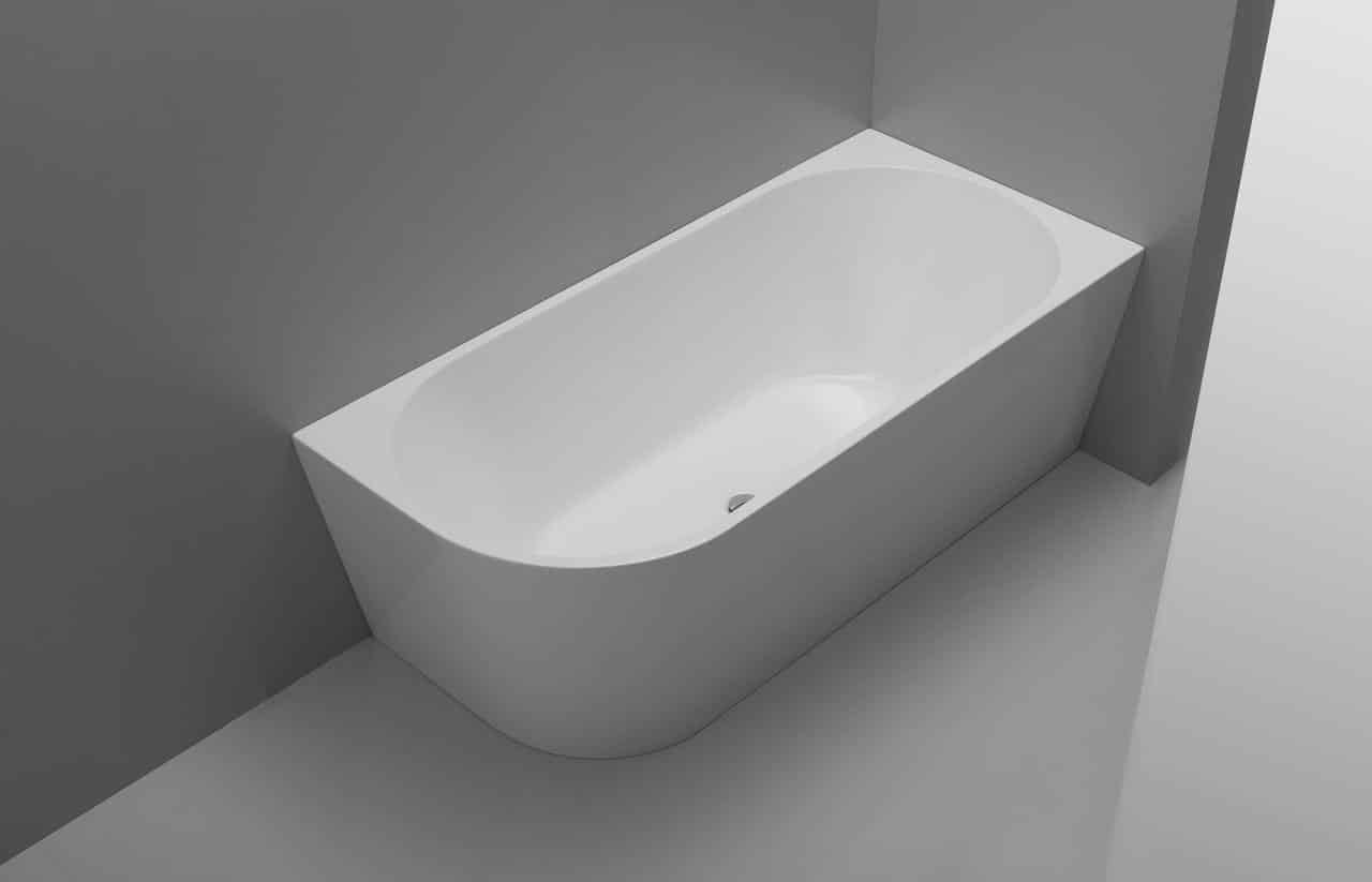 Florida – White Corner Freestanding Bath 1700mm – Left or Right