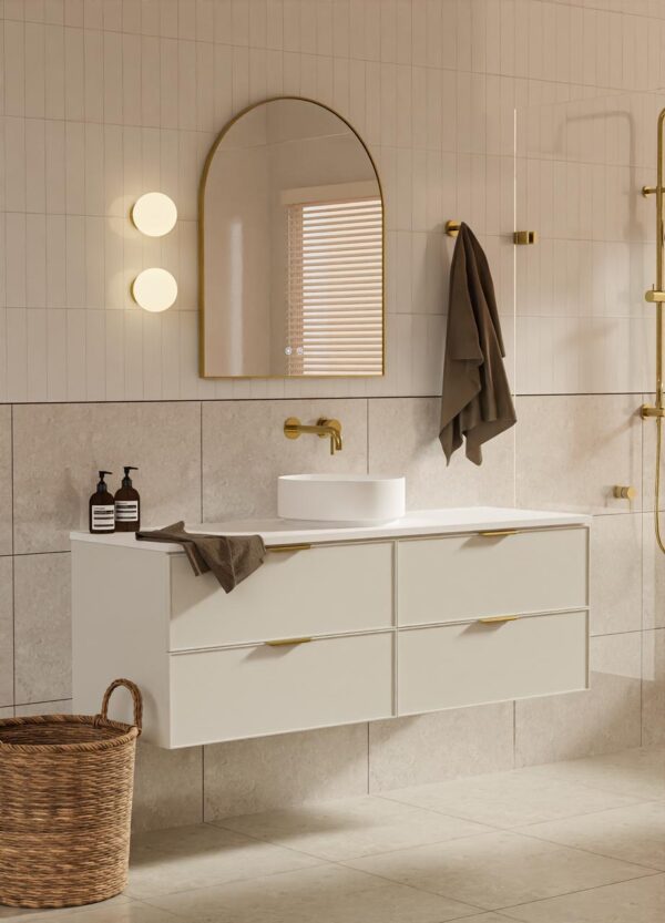 Hadley Soft Grey Wall Hung Vanity 1200mm